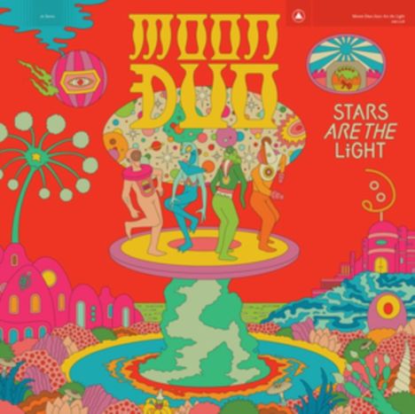 Moon Duo: Stars Are The Light (Clear W/ Neon Pink Splatter Vinyl), LP