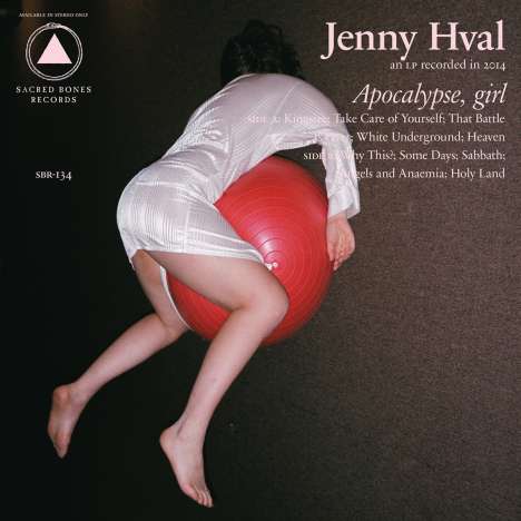 Jenny Hval: Apocalypse, Girl (Limited Edition) (Pink &amp; Clear Vinyl), LP