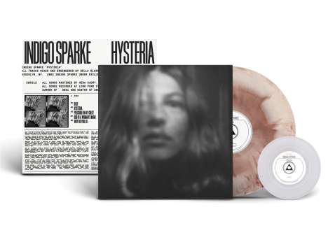 Indigo Sparke: Hysteria (Limited Edition) (Brown &amp; Ultra Clear Wave Vinyl), 1 LP und 1 Single 7"