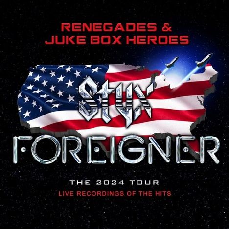 Foreigner: Renegades &amp; Juke Box Heroes - The 2024 Tour (Limited Numbered Edition), LP