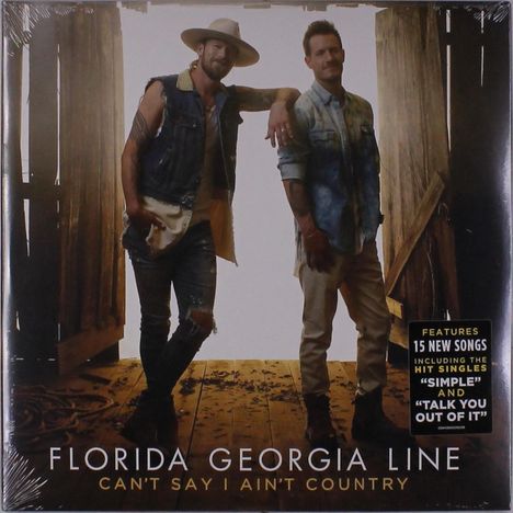 Florida Georgia Line: Can't Say I Ain't Country, 2 LPs