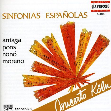 Arriaga / Crisdstom: Symphonia Espanola, CD