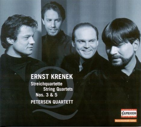 Ernst Krenek (1900-1991): Streichquartette Nr.3 &amp; 5, CD