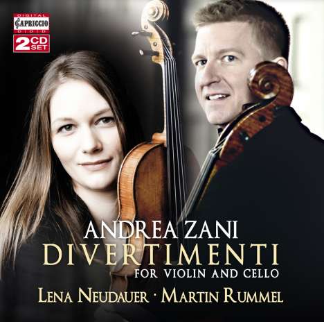 Andrea Zani (1696-1757): Divertimenti für Violine &amp; Cello Nr.1-12, 2 CDs