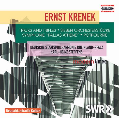 Ernst Krenek (1900-1991): Symphonie "Pallas Athene" op.137, CD