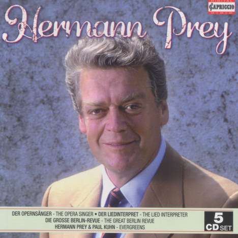 Hermann Prey Edition (Capriccio Aufnahmen), 5 CDs
