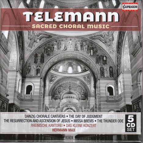 Georg Philipp Telemann (1681-1767): Geistliche Chorwerke, 5 CDs