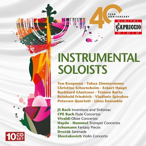 Instrumental Soloists -  Capriccio-Aufnahmen mit großen Interpreten, 10 CDs