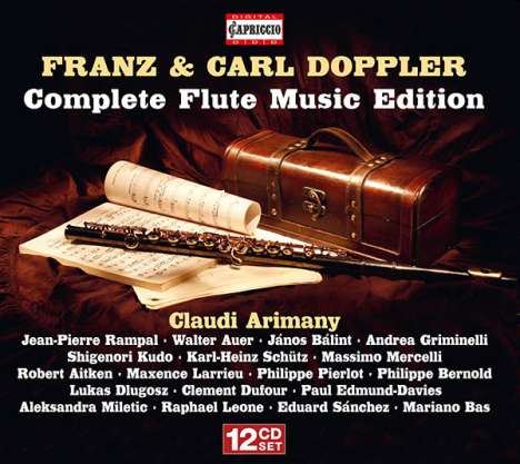 Franz (1821-1883) &amp; Carl (1825-1900) Doppler: Kammermusik mit Flöte Vol.1-12, 12 CDs