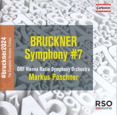 Anton Bruckner (1824-1896): Bruckner 2024 "The Complete Versions Edition" - Symphonie Nr.7 E-Dur WAB 107, CD