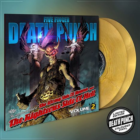 Five Finger Death Punch: The Wrong Side Of Heaven And The Righteous Side Of Hell - Volume 2 (Limited Edition) (Gold Vinyl), 2 LPs