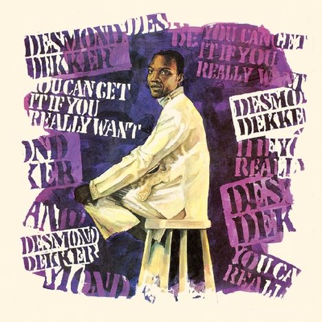 Desmond Dekker: You Can't Get It If You Really Want (Reissue) (Limited-Edition) (Black &amp; Blue Marbled Vinyl), LP