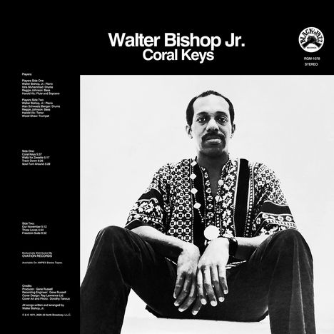 Walter Bishop Jr. (1927-1998): Coral Keys, CD