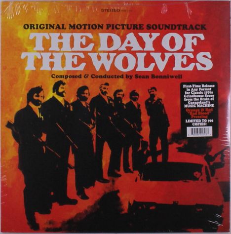 Sean Bonniwell: Filmmusik: The Day Of The Wolves (O.S.T.) (Limited Edition) (Orange/Red Vinyl), LP