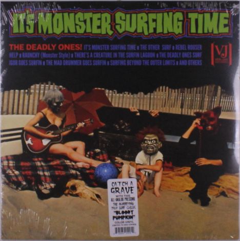 Deadly Ones: It's Monster Surfing Time, LP