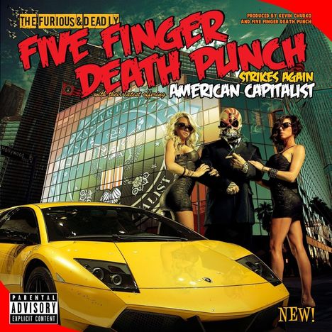 Five Finger Death Punch: American Capitalist (10th Anniversary) (Limited Edition) (Gold Vinyl), LP