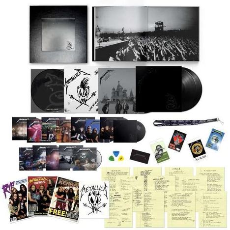 Metallica: Metallica (Deluxe Remastered Box Set), 6 LPs, 14 CDs und 6 DVDs