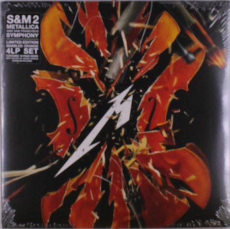 Metallica &amp; San Francisco Symphony: S&M2 (Limited Edition) (Orange Marbled Vinyl), 4 LPs