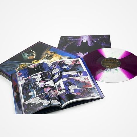 Danny Elfman (geb. 1953): Batman '89 (Original Motion Picture Score) (Graphic Novel Box Set) (Colored Vinyl), LP