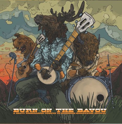 Burn On The Bayou: Heavy Underground Tribute To Creedence Clearwater Revival, 3 LPs