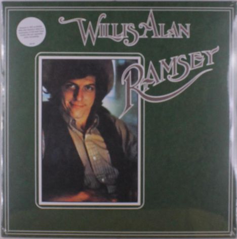 "Willis Alan Ramsey" steht groß auf einem grünen Hintergrund. Ein Foto zeigt einen Mann mit Hut und Hemd.