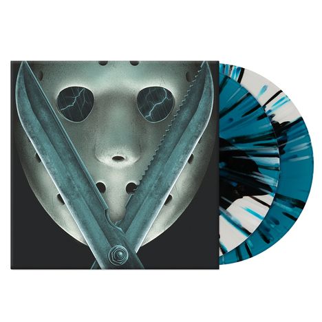 Harry Manfredini: Filmmusik: Friday The 13th Part V: A New Beginning (180g) (Blue, Black &amp; White Splatter Vinyl), 2 LPs