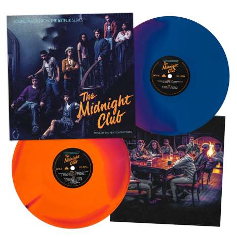 The Newton Brothers: Filmmusik: The Midnight Club (O.S.T.) (Tangerine Blue &amp; Purple Swirl Vinyl), 2 LPs