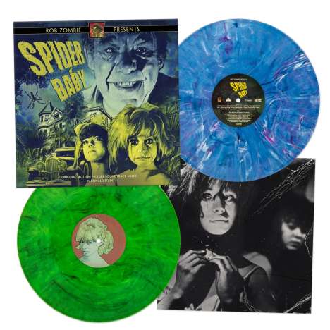 Ronald Stein: Rob Zombie Presents Spider Baby (180g) (Blue &amp; Green Vinyl), 2 LPs