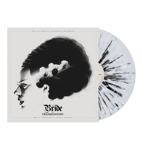 Franz Waxman (1906-1967): Bride of Frankenstein (180g) (Grey Vinyl with Black &amp; White splatter effect), LP