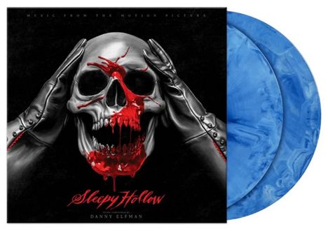 Danny Elfman (geb. 1953): Filmmusik: Sleepy Hollow (O.S.T.) (Limited Edition) (Blue Marble Vinyl), 2 LPs