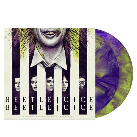 Filmmusik: Beetlejuice Beetlejuice (Limited Edition) (Lime Green &amp; Purple Hand Poured Vinyl), 2 LPs