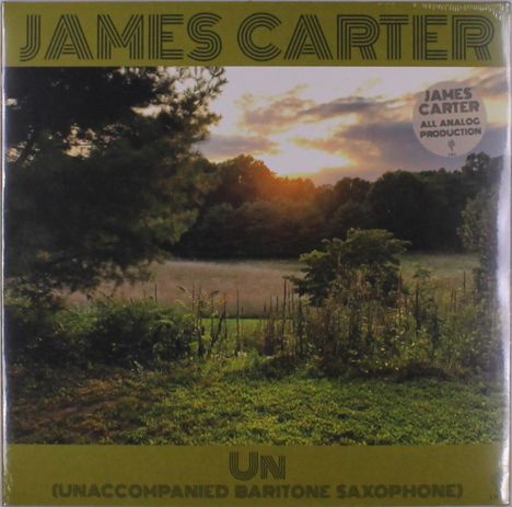 James Carter (geb. 1969): UN (Unaccompained Baritone Saxophone), LP