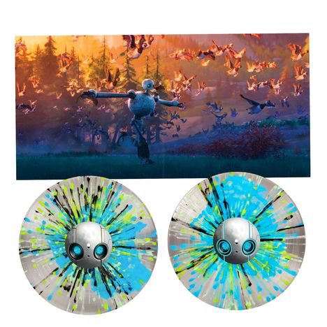 The Wild Robot (O.S.T.) (Limited Edition) (Crystal Clear w/ Blue Orb &amp; Green, Mint, Blue &amp; Black Splatter Vinyl), 2 LPs