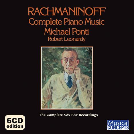 Sergej Rachmaninoff (1873-1943): Das komplette Klavierwerk (The Complete Vox Box Recordings), 6 CDs