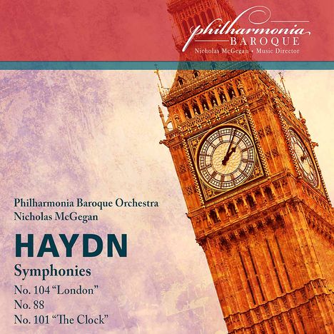 Joseph Haydn (1732-1809): Symphonien Nr.88,101,104, CD