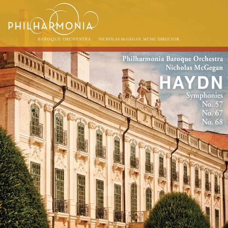 Joseph Haydn (1732-1809): Symphonien Nr.57,67,68, CD