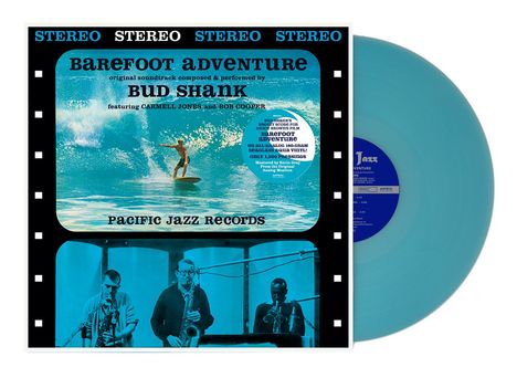 Bud Shank (1926-2009): Barefoot Adventure (180g) (Limited Numbered Edition) (Seaglass Aqua Vinyl), LP