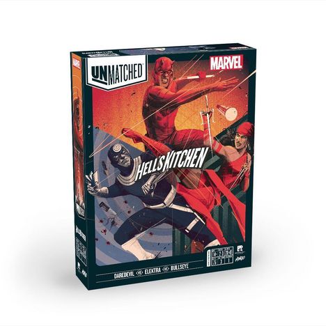 Rob Daviau: Unmatched Marvel: Hell´s Kitchen: Daredevil vs. Elektra vs. Bullseye, Spiele