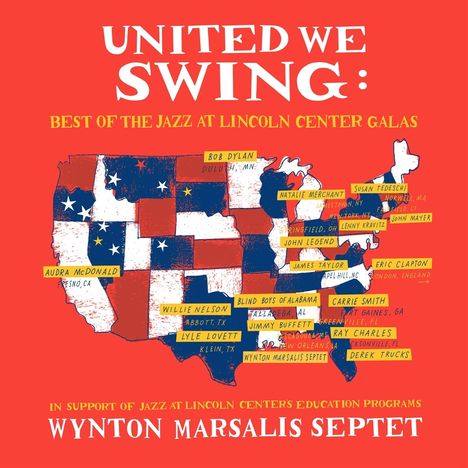 Wynton Marsalis (geb. 1961): United We Swing: Best Of The Jazz At Lincoln Center Galas, 2 LPs