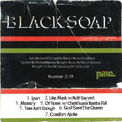 MIKE: Black Soap, CD