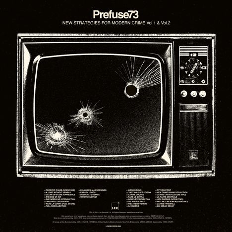 Prefuse 73: New Strategies For Modern Crime Vol. 1 &amp; Vol. 2, 2 LPs