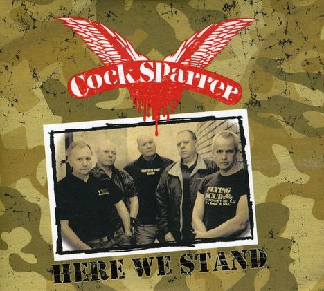 Cock Sparrer: Here We Stand (CD + DVD), 1 CD und 1 DVD