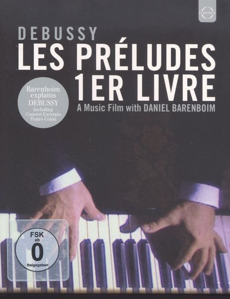 Claude Debussy (1862-1918): Preludes Heft 1, Blu-ray Disc