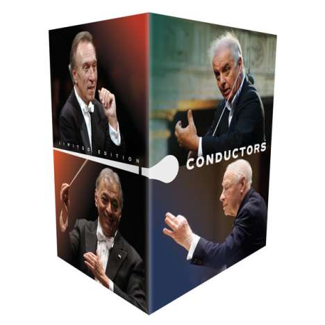 Conductors - 6 Legendäre Dirigenten (Konzerte &amp; Dokumentationen), 34 DVDs