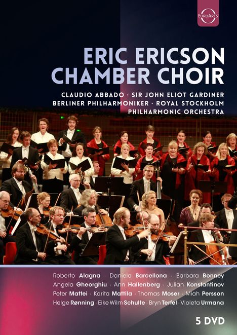 Eric Ericson Chamber Choir, 5 DVDs