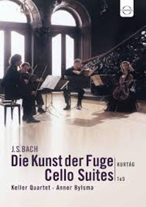 Johann Sebastian Bach (1685-1750): Die Kunst der Fuge BWV 1080 für Streichquartett, DVD