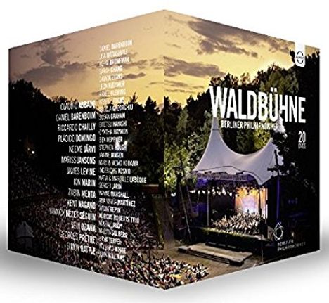 Berliner Philharmoniker - Waldbühnenkonzerte 1992-2016, 20 DVDs