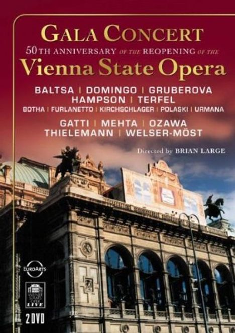 Galakonzert aus der Wiener Staatsoper, 2 DVDs