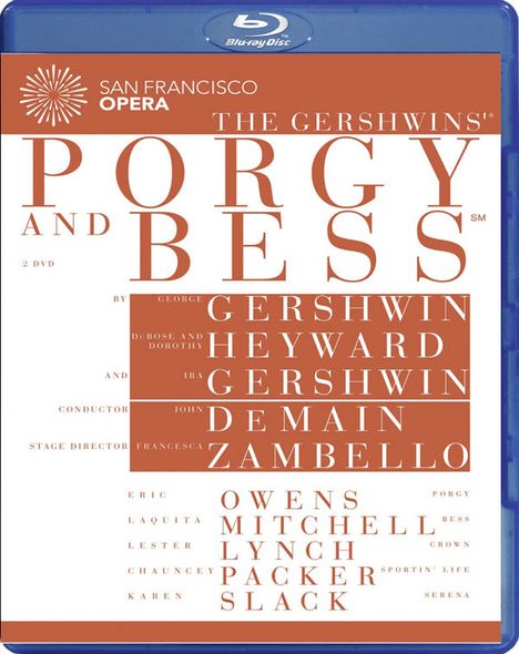 George Gershwin (1898-1937): Porgy and Bess, Blu-ray Disc