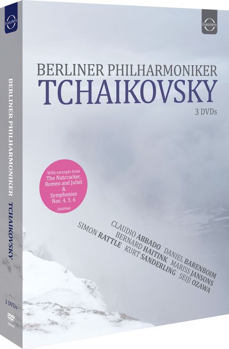 Berliner Philharmoniker - Tschaikowsky, 3 DVDs